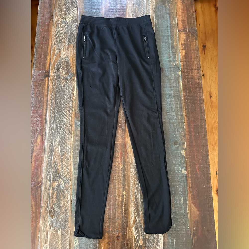 Metaphor Women's XS Skinny Black Zipper Pocket Pull On Stretch Pants | SKU 0649
